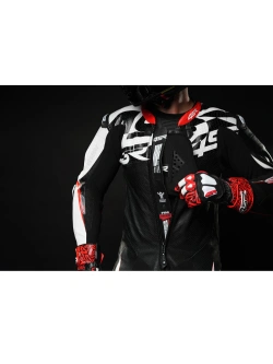 Kombinezon motocyklowy jednoczęściowy 4SR Racing Ultra Light Pista AR czarno-biało-czerwony