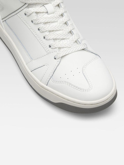 Buty motocyklowe XPD Moto-1 Leather Sneakers białe