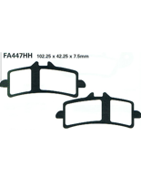 Klocki hamulcowe EBC FA447HH 102.25 x 42.25 x 7.5mm NA PRZÓD