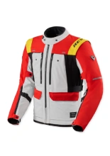 Kurtka motocyklowa tekstylna REV’IT! Offtrack 3 H2O czerwono-biała