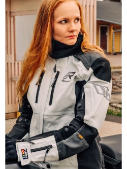 Kurtka motocyklowa damska tekstylna Rukka FlexoRina szara