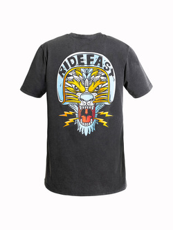 Koszulka motocyklowa John Doe Lion Black Out czarna