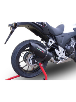 Pełny układ wydechowy G.P.R Furore Nero Racing [Black Aluminium] - Honda CB 500 X [16-18] e4