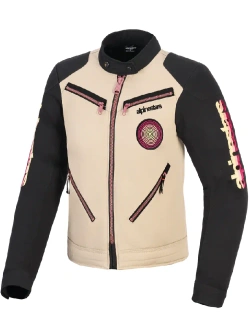 Kurtka motocyklowa damska tekstylna Alpinestars Stella Grace czarno-brązowa