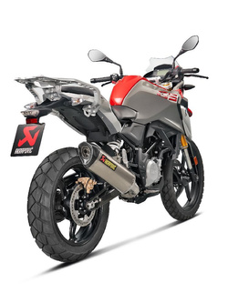 Pełny układ wydechowy Akrapović BMW G 310 GS (17-24)/ R (16-24) [Racing Line, Stal nierdzewna]