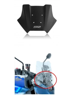 Zestaw: szyba motocyklowa WRS Sport + zestaw montażowy Yamaha MT-09 (24-)