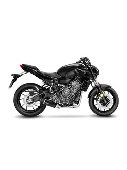 Pełny układ wydechowy LeoVince LV One Evo Black Edition [Stainless Steel] do Yamaha MT-07/ YZF-R7/ XSR 700 (21-24)