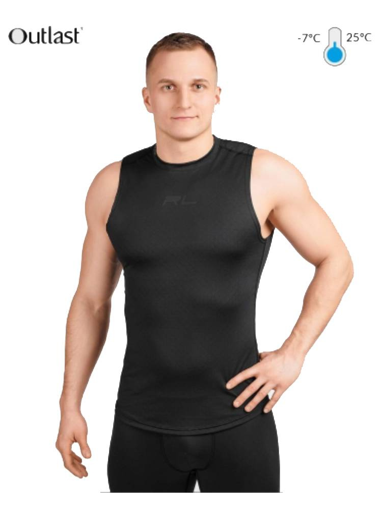 Koszulka termoaktywna Redline Mars 2.0 Outlast czarna