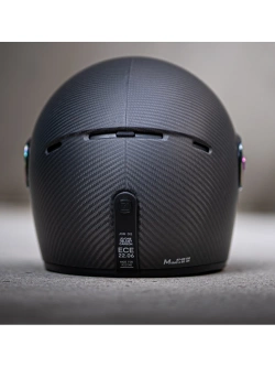 Kask integralny John Doe One Frozen Carbon czarny