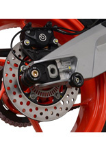 Rolki wahacza motocykla R&G Aprilia Tuono 660/ RS 660 (21-24)/ Tuareg 660 (22-)/ Rally (25-) czarne