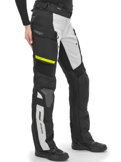 Spodnie motocyklowe damskie tekstylne Shima Dune fluo-czarne