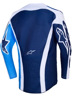 Bluza cross Alpinestars MX Racer Air Portl niebiesko-biało-czarna