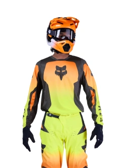 Bluza enduro Fox 180 Shield fluo-pomarańczowa