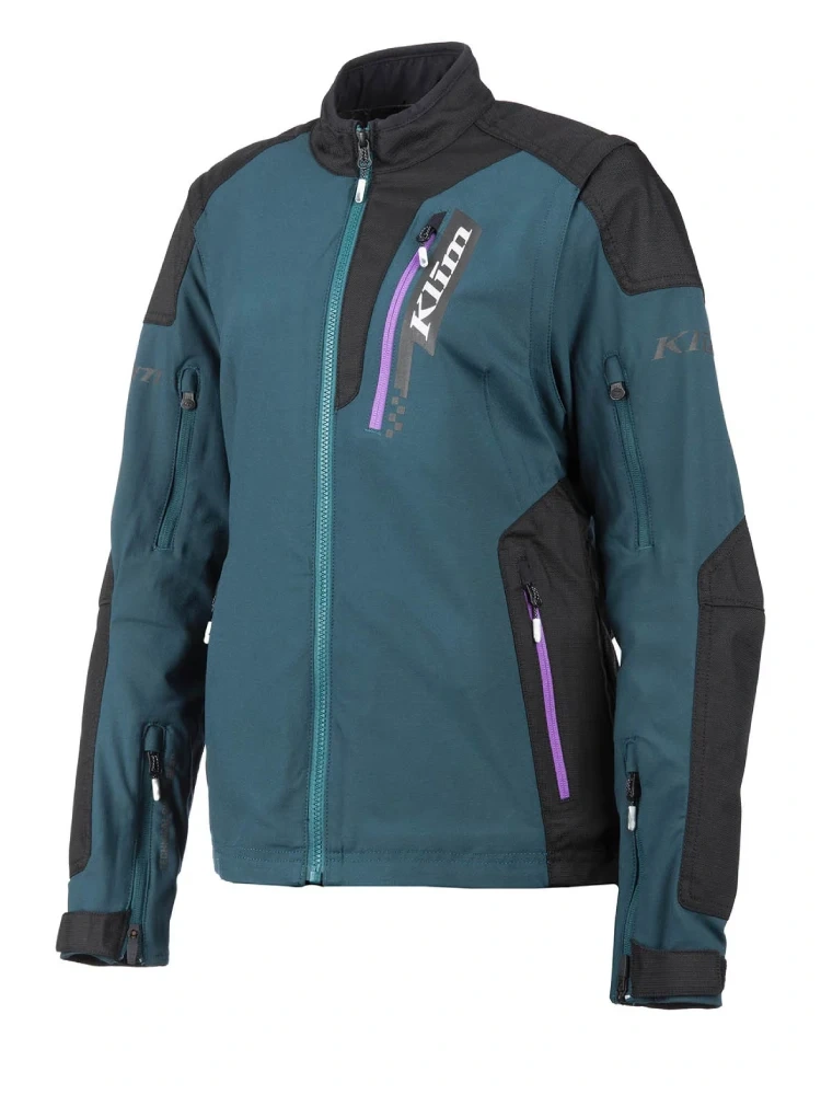 Kurtka enduro damska Klim Rebelle niebiesko-czarna