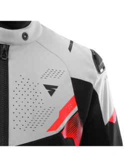 Kurtka motocyklowa tekstylna Shima STX Air G2 szaro-czarno-czerwona
