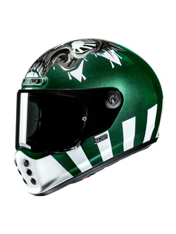 Kask integralny HJC V10 Crania zielono-biały