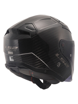Kask otwarty LS2 OF603 Infinity II Carbon czarny matowy