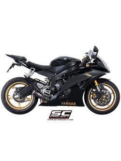 Tłumik SC-Project CR-T Carbon (Slip-on, Niska pozycja) - Yamaha YZF R6 [06-16]