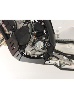 Płyta pod silnik AXP Racing Xtrem GasGas, KTM, Husqvarna (wybrane modele) z osłoną podnośnika czarna 