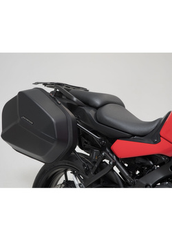 Zestaw: kufry boczne + stelaże PRO ABS Aero System Sw-Motech do Yamaha Tracer 9 RN70/GT (20-), Tracer 9 GT+ (22-) [pojemność: 2 x 25 L]