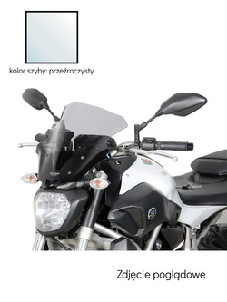 Szyba motocyklowa MRA Racing "NRM" Yamaha MT-07 / FZ-07 [14-17] przeźroczysta
