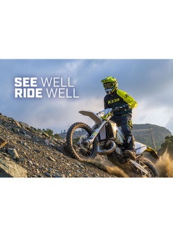 Gogle motocyklowe Klim Rage Off-Road czarne z przezroczystą szybką