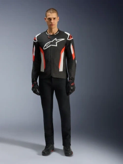 Kurtka motocyklowa tekstylna Alpinestars T-GP Air czarno-biało-czerwona