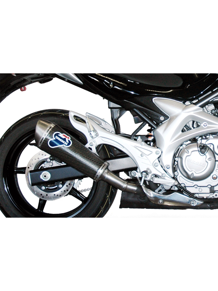 Tłumik Termignoni Slip-On stal nierdzewna, włókno węglowe do Suzuki Gladius 650 (09-15)