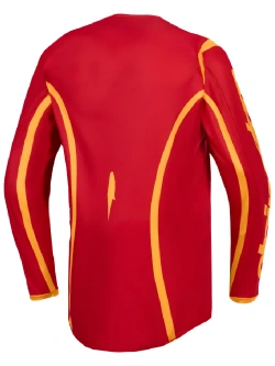 Bluza cross dziecięca Alpinestars MX Fluid Apex V2 czerwono-złota