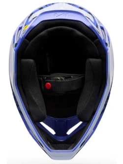 Kask enduro dziecięcy Fox V1 Diffuse czarno-fioletowy