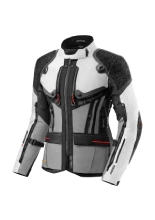Kurtka motocyklowa damska tekstylna Shima Tracker jasnoszara
