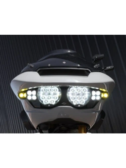 Kompletny zestaw reflektorów Denali Full Deck z oświetleniem Harley Davidson Road Glide (24-)