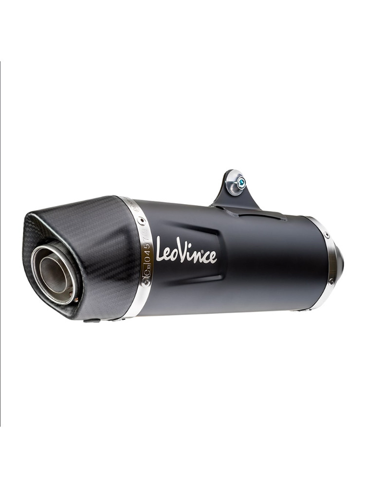 Tłumik motocyklowy LeoVince Nero Vespa GTS 125 i.e./ Super (21-24) [z homologacją] czarny