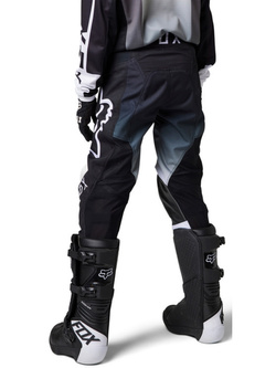 Spodnie cross dziecięce Fox 180 Leed czarno-białe
