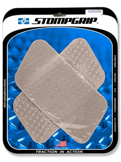 Pady boczne na zbiornik paliwa Stompgrip Quadrilateral Volcano przezroczyste