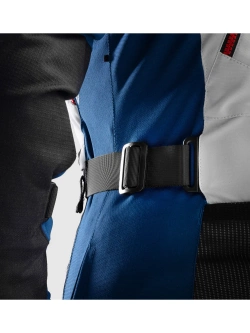 Kurtka motocyklowa damska tekstylna Rebelhorn Hardy 3.0 niebiesko-szaro-czerwona