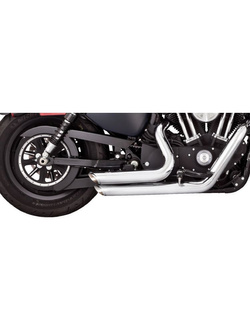 Pełny układ wydechowy Vance & Hines Shortshots Staggered do wybranych modeli Harleya Davidsona Chromowany