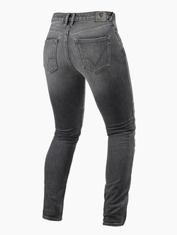 Jeansy motocyklowe damskie REV’IT! Shelby 2 SK szare