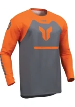 Bluza enduro dziecięca Thor Ridemode Menace szara