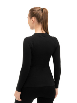 Bluza termoaktywna damska Brubeck 3D Pro czarna 