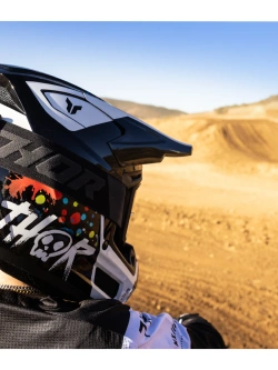 Kask enduro dziecięcy Thor Fleet Splat czarny