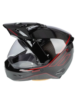 Kask adventure Klim X1 Alpha czarno-czerwony