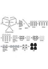 Stelaż kufrów bocznych Monokey Cam-Side Kappa KL One-Fit Yamaha Tracer 7 (25-)