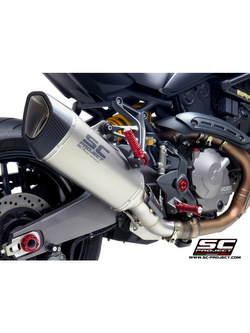 Tłumik SC-Project SC1-R Carbon / Titanium (Slip on) - Ducati Monster 821 [18-20]