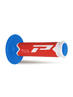 Manetki off-road Progrip 788 biało-czerwono-niebieskie