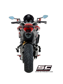 Dwa Tłumiki CR-T Slip-on SC-Project do Ducati MULTISTRADA 1200 [15-17]