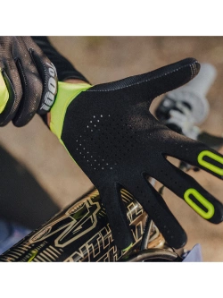 Rękawice cross 100% iTrack fluo-czarne