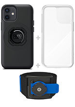 Zestaw do biegania: etui MAG na telefon iPhone 12 mini (magnetyczne) + wodoodporny pokrowiec MAG + opaska sportowa Quad Lock
