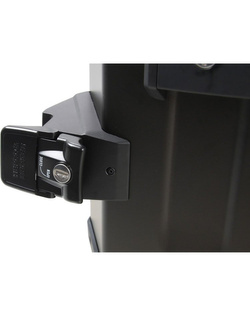 Kufer boczny aluminiowy Hepco&Becker Xceed Jet 38 lewy, czarny [pojemność: 38 l]