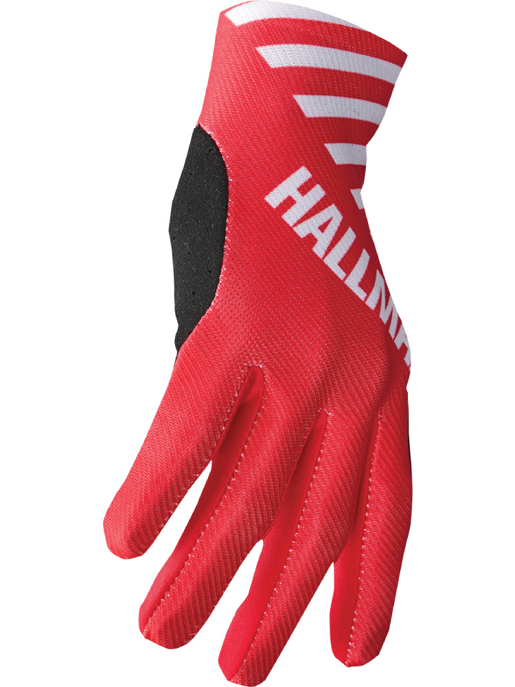 Rękawice cross Thor Hallman Mainstay Slice biało-czerwone